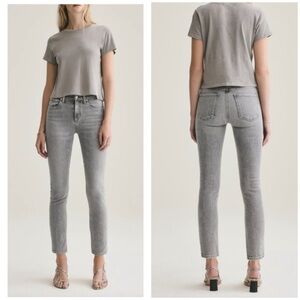 AGOLDE Toni Slim Straight in Mirror Grey 27